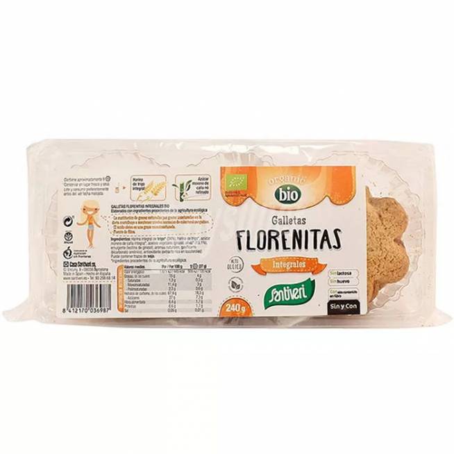 "Santiveri" ekologiški sausainiai "Florenitas" 240g