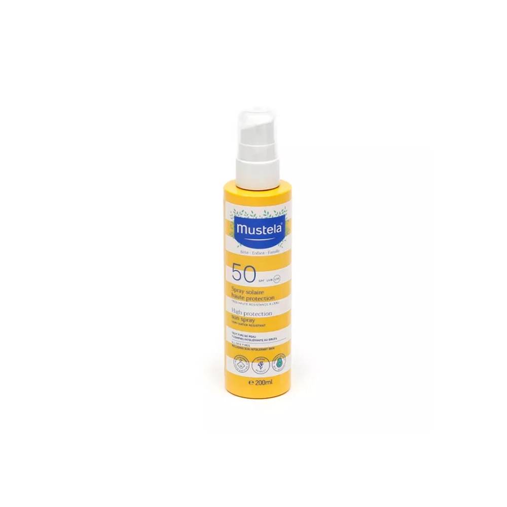 "Mustela" purškiklis nuo saulės 50+ 200ml 