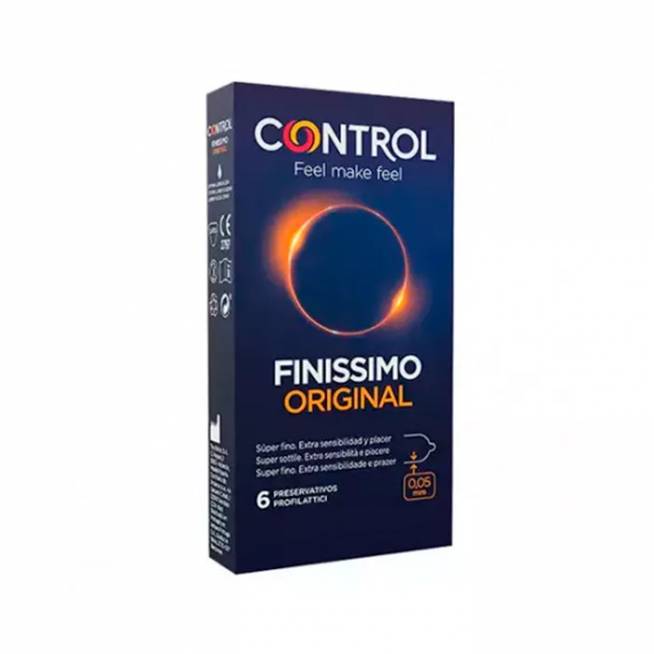 Control Finissimo 6 prezervatyvai