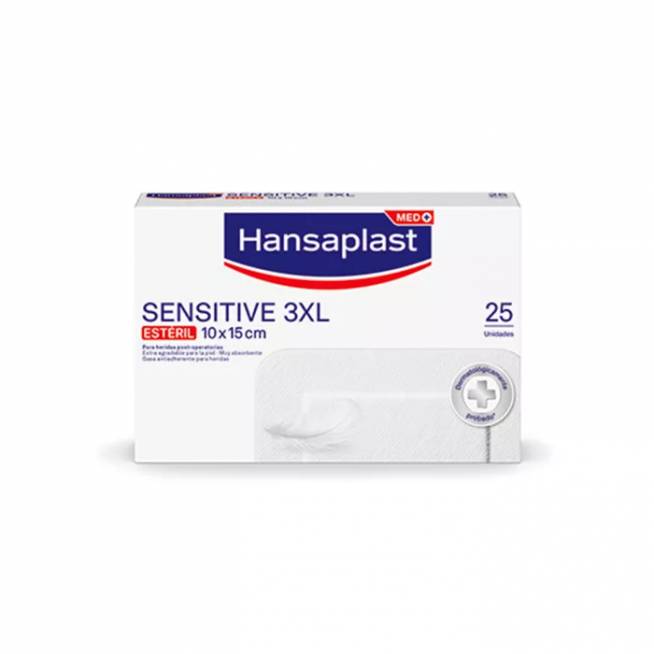 "Hansaplast Sensitive 3XL" 5 tvarsčiai