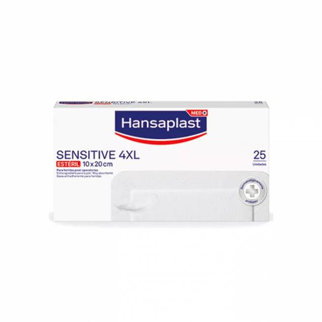 "Hansaplast Sensitive 4XL" 5 tvarsčiai