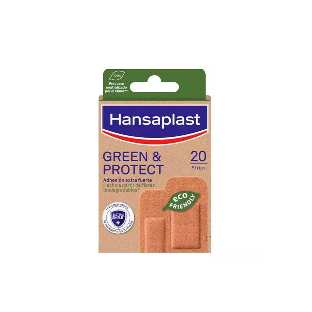 "Hansaplast Green & Protect" 20 tvarsčių