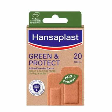 "Hansaplast Green & Protect" 20 tvarsčių