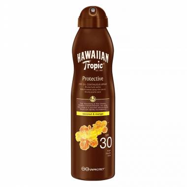 Hawaiian Tropic Coconut y Mango Aceite Spf30 180ml purškiklis