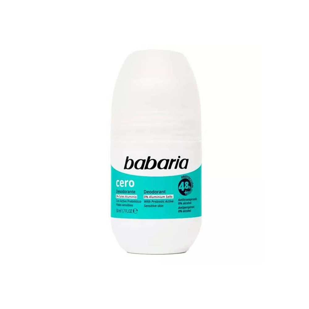 Babaria dezodorantas Roll On Cero 50ml