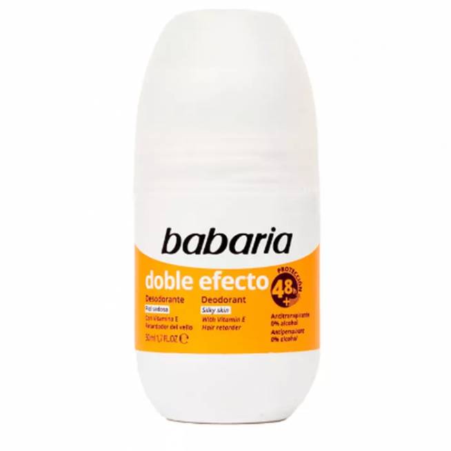 Babaria dezodorantas Roll-On Double Effect 50ml