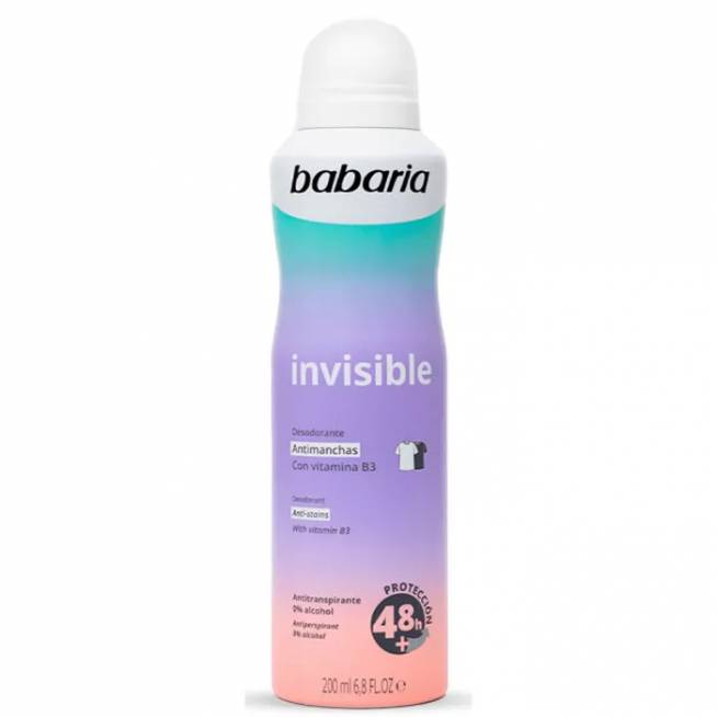 Babaria Invisible dezodorantas purškiklis 200ml