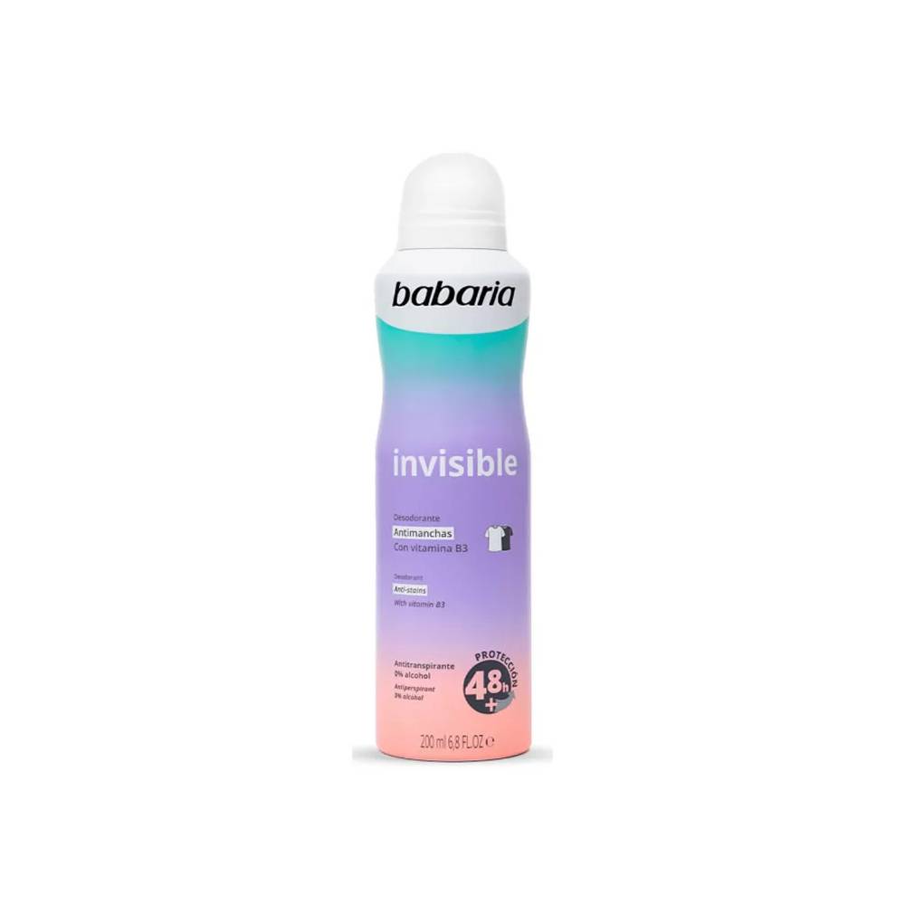 Babaria Invisible dezodorantas purškiklis 200ml