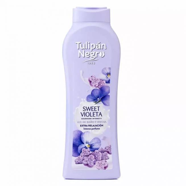 Tulipán Negro Gel Sweet Violeta Dušo želė Extra Relax 650ml