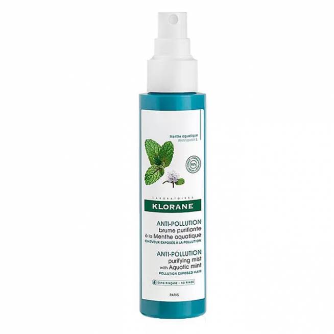 "Klorane Anti-Pollution Purifying Mist With Aquatic Mint" 100ml