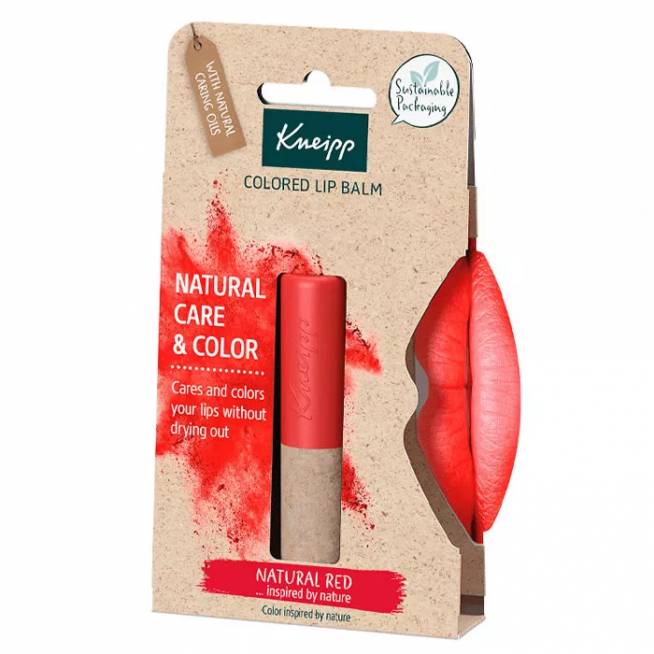 "Kneipp" spalvotas lūpų balzamas "Natural Red" 3,5g