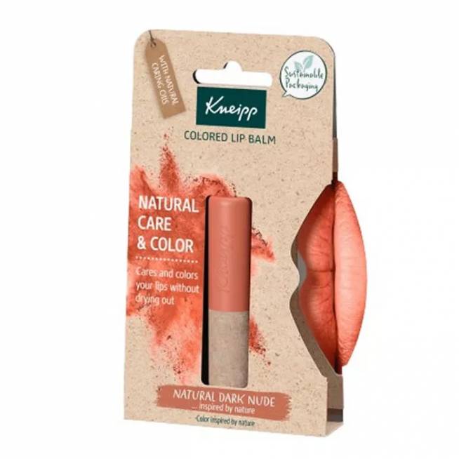 "Kneipp" spalvotas lūpų balzamas "Natural Dark Nude" 3,5g