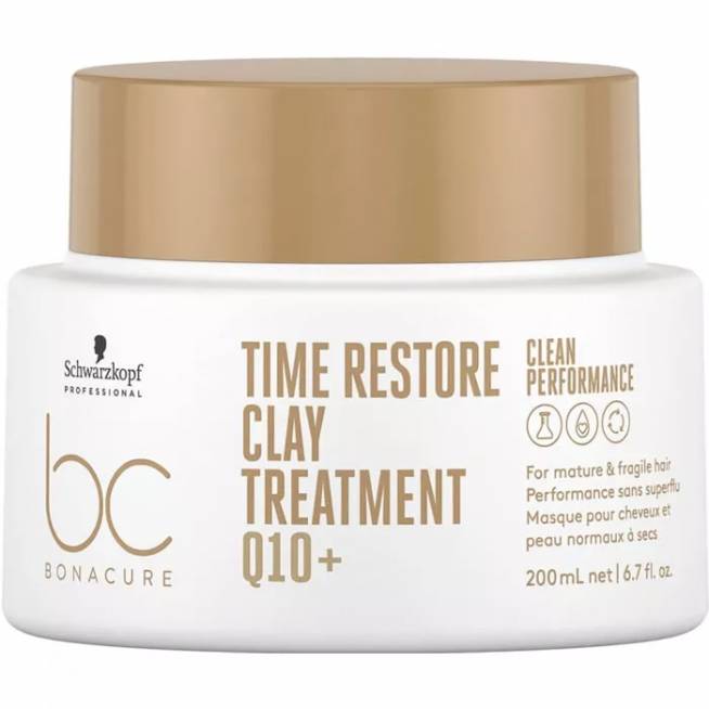 Schwarzkopf Bc Bonacure Time Restore Q10 Clay Treatment 200ml