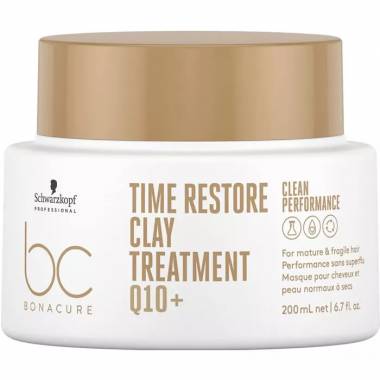 Schwarzkopf Bc Bonacure Time Restore Q10 Clay Treatment 200ml