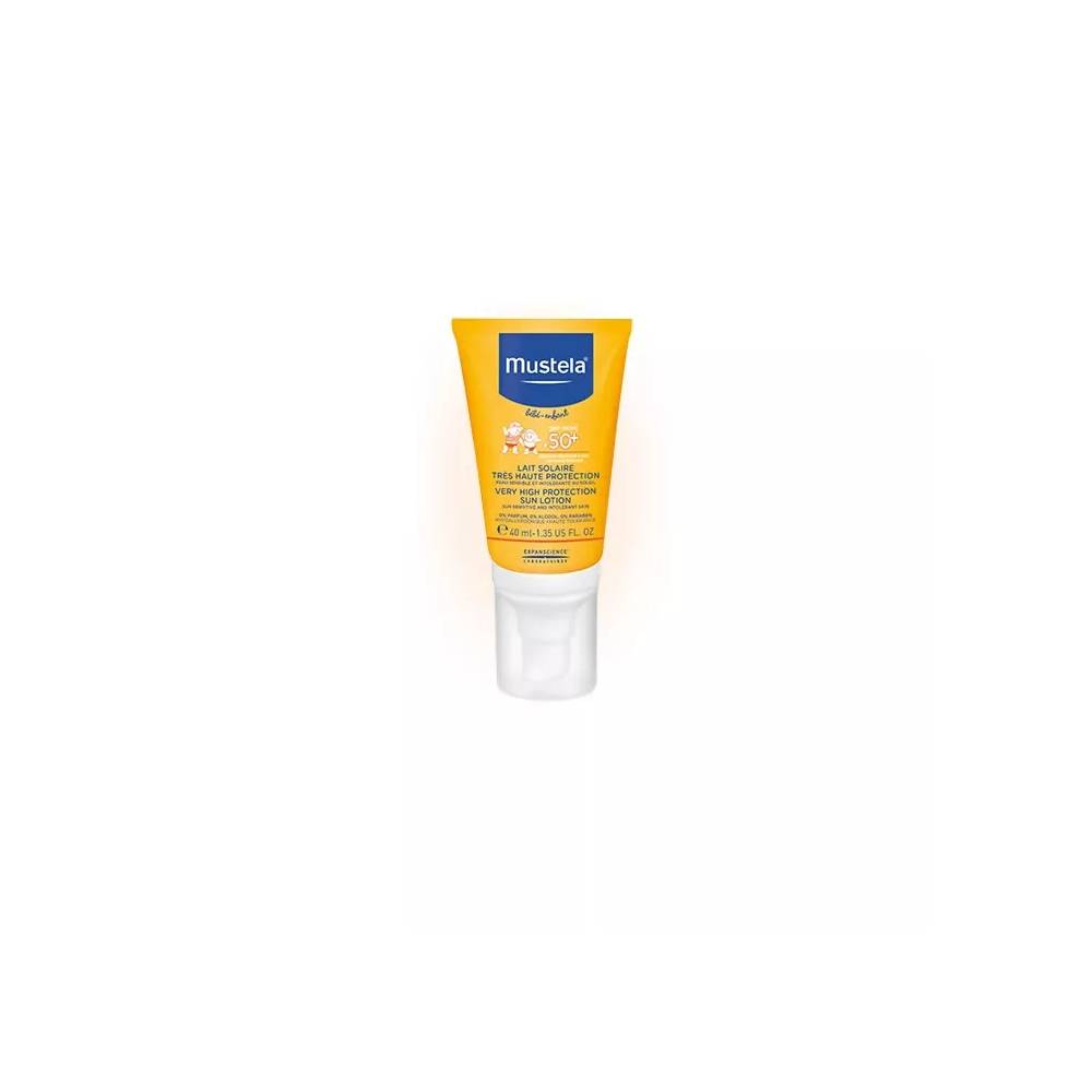 "Mustela Baby" Spf50+ labai aukštos apsaugos losjonas nuo saulės 40ml