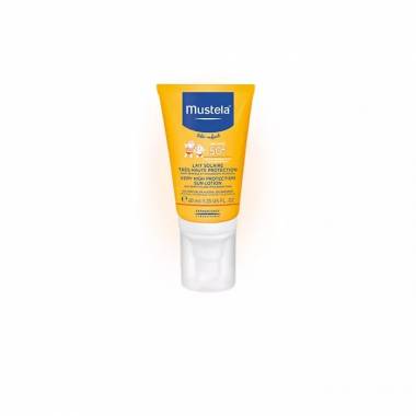 "Mustela Baby" Spf50+ labai aukštos apsaugos losjonas nuo saulės 40ml