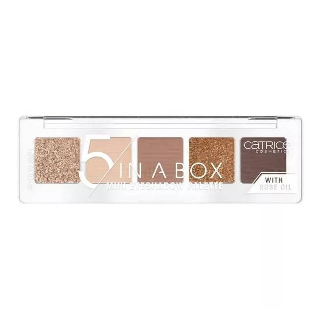 "Catrice 5 In A Box" mini akių šešėlių paletė 010-Golden Nude Look