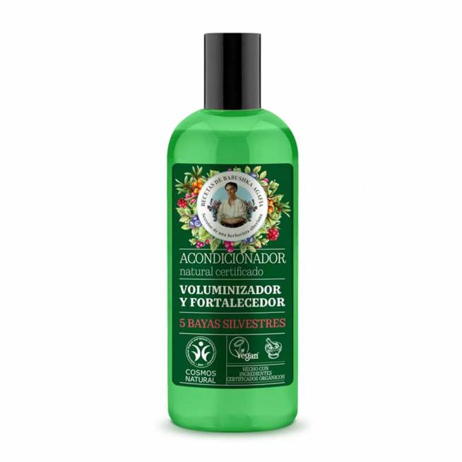 Green Agafia 5 Wild Berries Natūralus kondicionierius, suteikiantis apimties 260ml