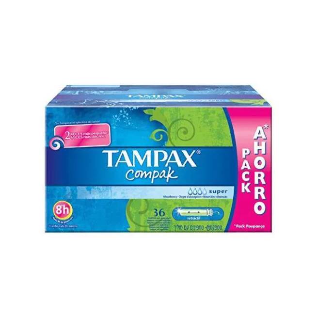 Tampax Compak tamponas Super 36 U