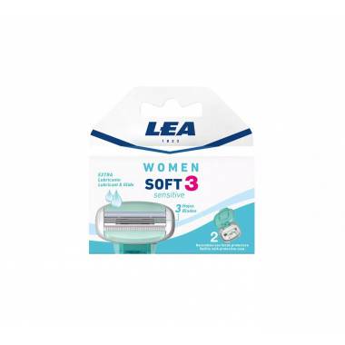 Lea Recambios Woman Soft3 Sensitive 2un