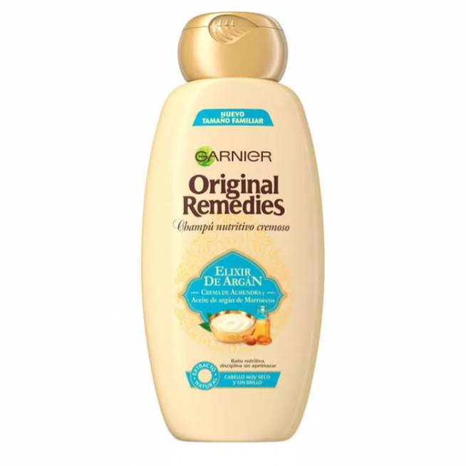 Garnier Original Remedies Argan Elixir maitinamasis šampūnas 600ml