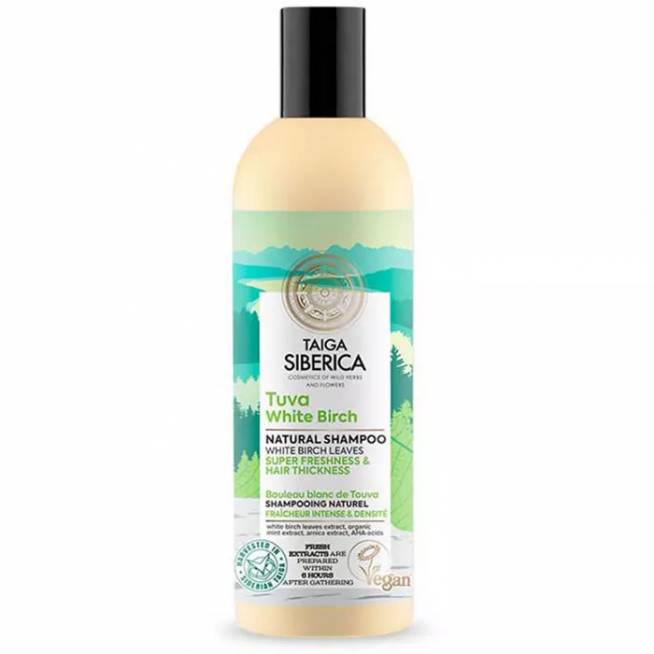 "Natura Siberica" natūralus šampūnas "Super Freshness" Plaukų storis 270ml