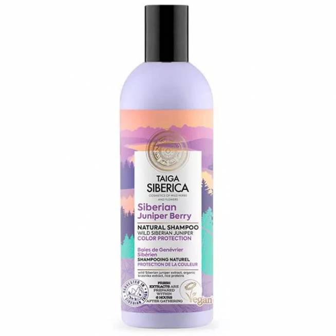 "Natura Siberica" natūralus šampūnas su apsauga nuo spalvos 270ml