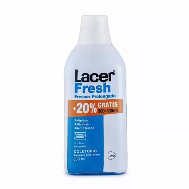 "Lacer Fresh" burnos skalavimo skystis 500ml+100ml