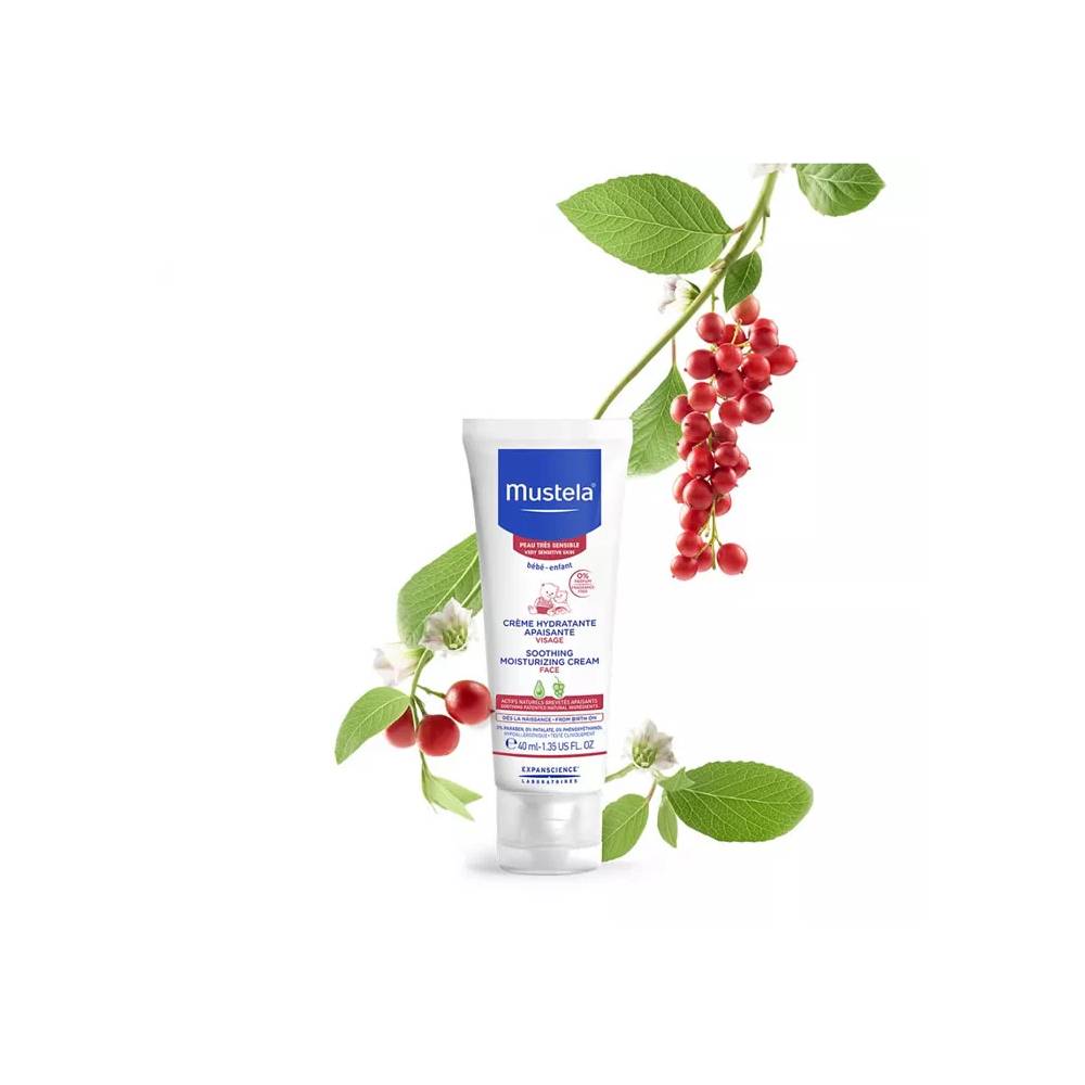 "Mustela Baby" drėkinamasis veido kremas 40ml