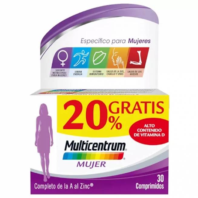 Multicentrum moterims 30 tablečių +20% Nemokamai