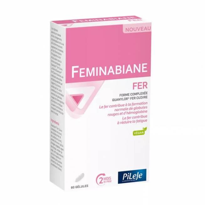 Pileje Feminabiane Iron 60 kapsulių