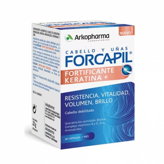 "Arkopharma Forcapil Fortifying + Keratin 60 kapsulių