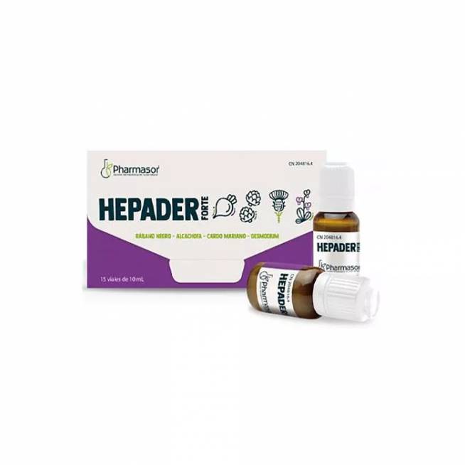 Pharmasor Hepader 15 buteliukų po 10 ml