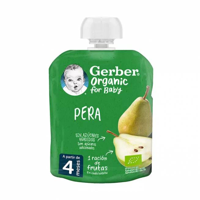 "Gerber" maišelis Ekologiška kriaušė 90g