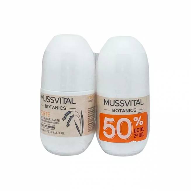 Mussvital Botanics Deo Forte 75ml rinkinys 2 vienetai