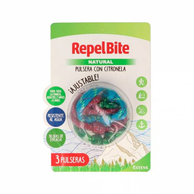 "Repel Bite Natura" apyrankės virvelės