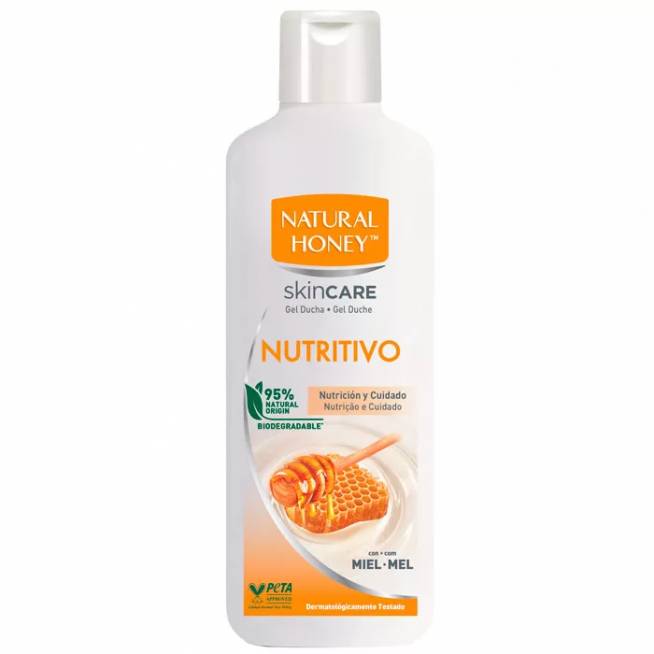 Natūralus medaus dušo gelis "Honey Nutritive" 650ml