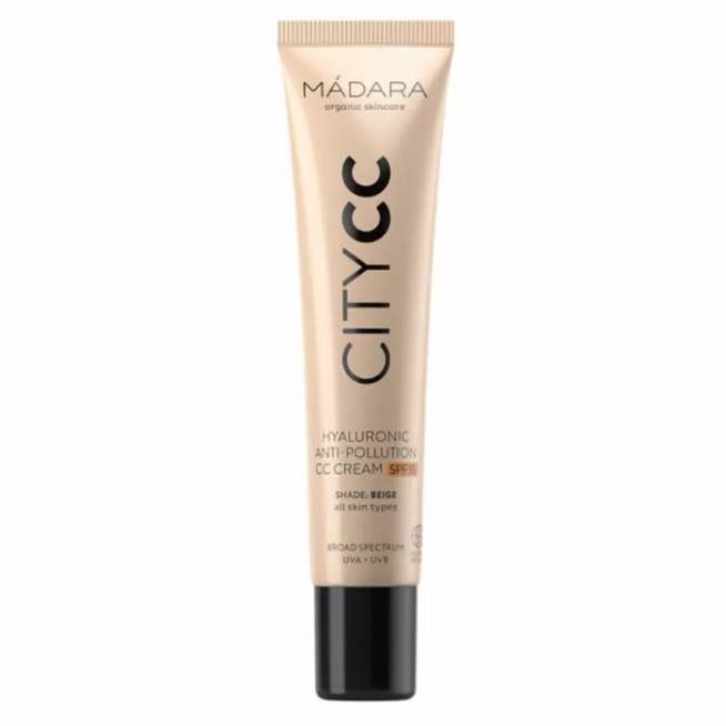 "Mádara City CC Hyaluronic Anti Pollution CC Cream Spf15 Beige 40ml