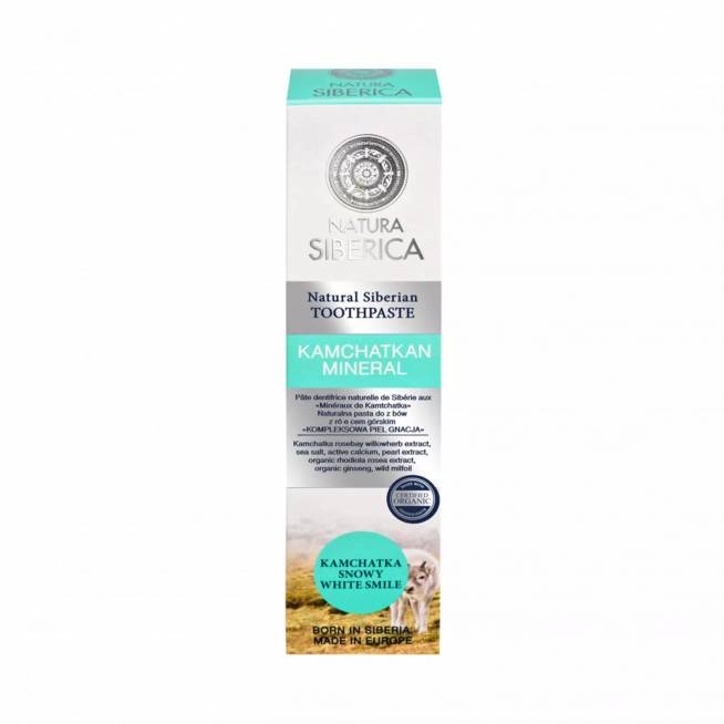 Natura Siberica Natural Dentifrico Sibiro Kamčiatkos mineralai 100g