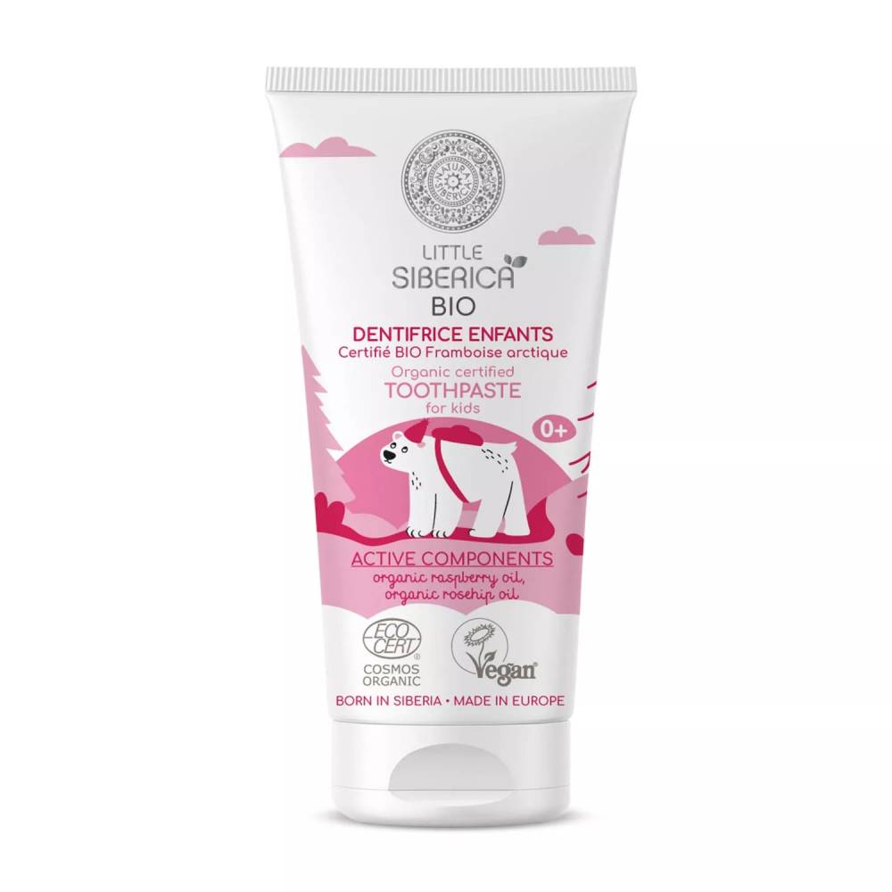 Natura Siberica Little Dentifrico Niños Frambuesa Bio 60g