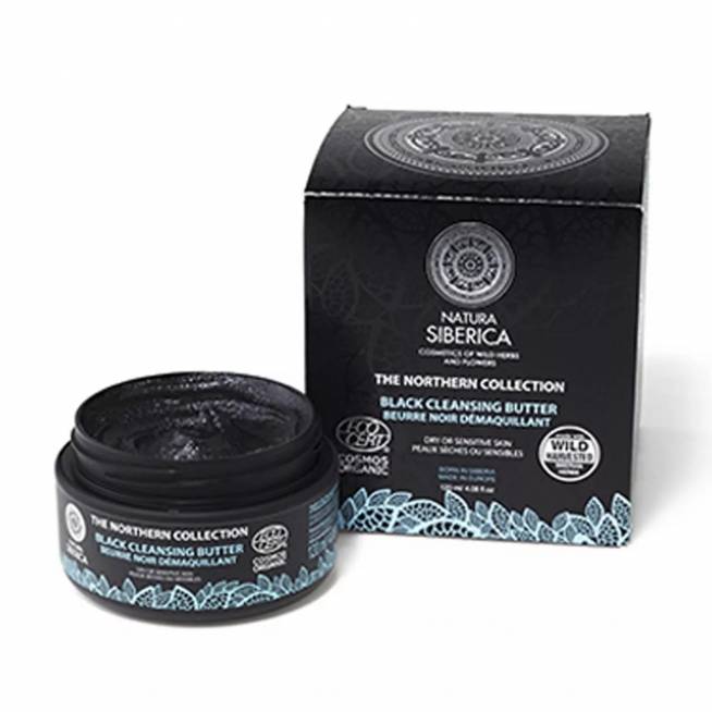 "Natura Siberica The Northern Collection Manteca Limpiadora Black" 120ml