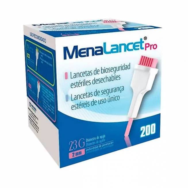 Menarini Menalancet Pro 23g 200 lazdelių