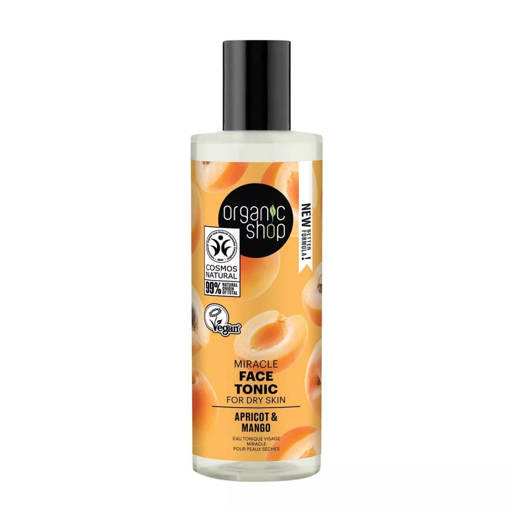 "Natura Siberica" ekologiškas parduotuvės "Apricot Miracle" veido tonikas sausai odai 150ml