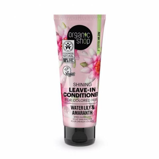 "Natura Siberica" Ekologiškas parduotuvės vandens lelijų kondicionierius "Leave-Ibn" Teased Hair 75ml