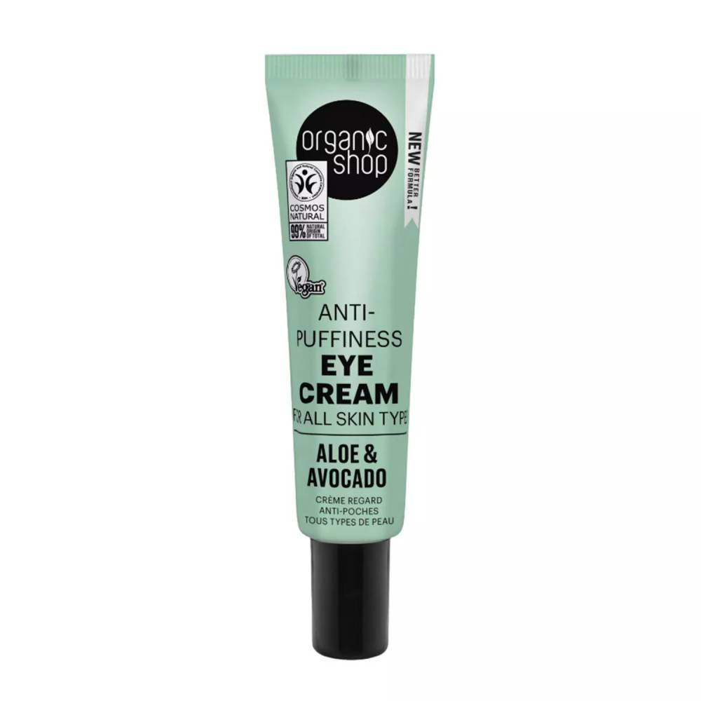 "Organic Shop Aloe Crema De Ojos" kremas nuo veido paburkimo 30ml