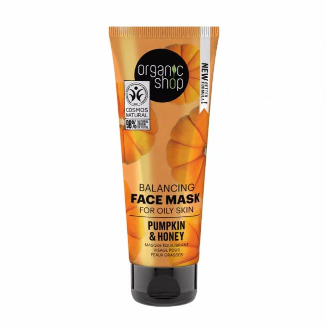 Organic Shop Pumpkin Mascarilla Mascarilla Facial Piel Grasa 75ml