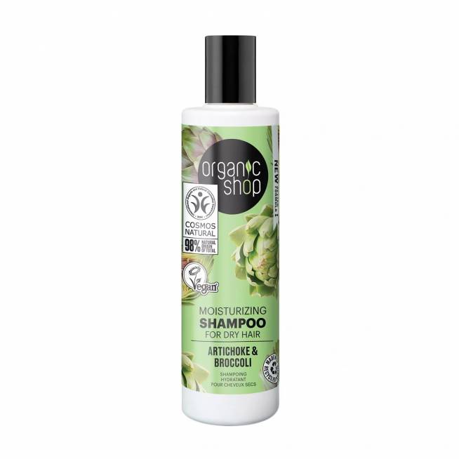 Ekologiškų produktų parduotuvė Artišokai Drėkinamasis šampūnas Cabello Seco 280ml