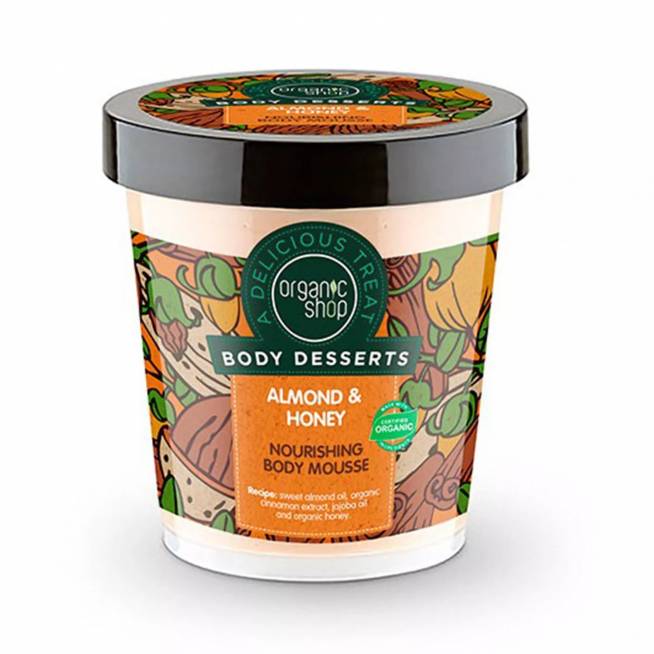 "Organic Shop" migdolų medus "Espuma Corporal Nourishing" 1un