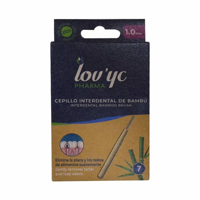 Elie Saab Lovyc Bambu Bambu Cepillo Interdental Caja 1un