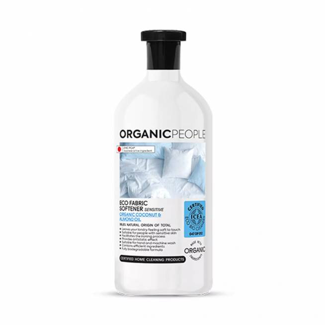 "Organic People Sensitive Coconut y Almond Eco" audinių minkštiklis 200ml